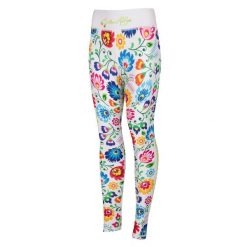 Legginsy sportowe damskie EXTREME HOBBY FOLK 2. Białe bielizna termoaktywna damska EXTREME HOBBY, l, bez wzorów, z elastanu, do biegania. Za 229.00 zł.