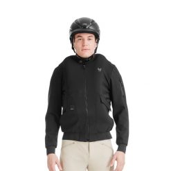 Kurtka zapinana na zamek błyskawiczny Horse Pilot. Czarne kurtki męskie HORSE PILOT, bez wzorów, sportowe, bez kaptura. Za 1,119.10 zł.