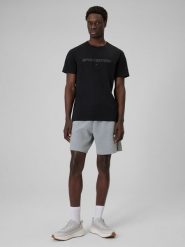 4F Spodenki dresowe męskie - szare M. Szare szorty męskie 4f, m, bez wzorów, z dresówki. Za 129.99 zł.