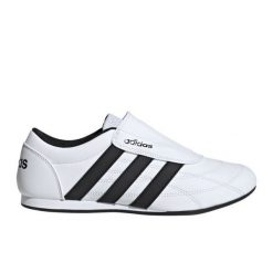 Buty adidas Tekwen W JS3870 białe. Białe obuwie sportowe damskie bez wzorów, z gumy. Za 332.37 zł.