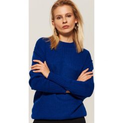 Gładki sweter - Niebieski. Niebieskie swetry damskie House. Za 79.99 zł.