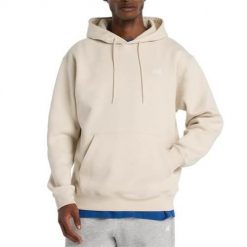 Bluza sportowa męska New Balance MT41511TWF. Białe bluzy męskie New Balance, l, bez wzorów, z kapturem. Za 339.00 zł.
