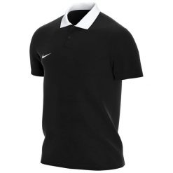 Koszulka sportowa męska Nike Drifit Park 20. Czarne koszulki polo męskie Nike, m, bez wzorów, z bawełny, klasyczne, bez ramiączek. Za 129.99 zł.