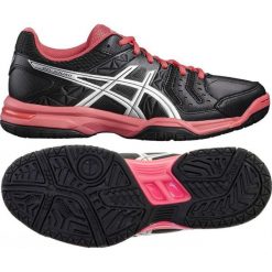 Buty do piłki ręcznej Asics Gel Squad 70 W E568Y-9093. Czarne obuwie sportowe damskie Asics, bez wzorów, z materiału, do piłki ręcznej, Adidas Advantage. W wyprzedaży za 279.00 zł.