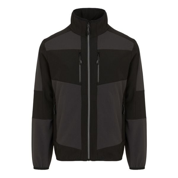 Kurtka Softshellowa Unisex Dla Dorosłych 2 Warstwy. Czarne kurtki męskie Regatta, m, bez wzorów, z elastanu, bez kaptura. Za 199.99 zł.