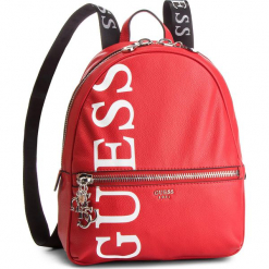 Plecak GUESS - HWVL71 84330 RED. Czerwone plecaki damskie Guess, z aplikacjami, ze skóry ekologicznej. Za 599.00 zł.