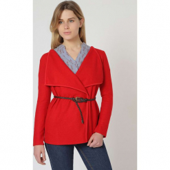 Sweter w kolorze czerwonym. Czerwone swetry damskie TrakaBarraka. W wyprzedaży za 109.95 zł.