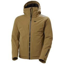 Kurtka narciarska Helly Hansen Atlas Infinity Stretch. Brązowe kurtki snowboardowe męskie Helly Hansen, m, bez wzorów, bez kaptura, narciarskie. W wyprzedaży za 2,559.20 zł.