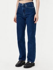 Calvin Klein Jeans Jeansy J20J224504 Granatowy Straight Fit. Niebieskie jeansy damskie Calvin Klein Jeans. Za 249.99 zł.