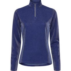 Damska koszulka jeździecka z zamkiem 1/2 Equipage Shimmer. Niebieskie t-shirty damskie EQUIPAGE, s, bez wzorów, bez kołnierzyka. Za 217.50 zł.