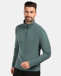 Męska bluza polarowa Kilpi ALMERI-M. Zielone bluzy męskie Kilpi, m, bez wzorów, z materiału, bez kaptura. Za 215.49 zł.