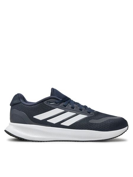 Adidas Buty do biegania Runfalcon 5 IE8809 Granatowy. Niebieskie buty sportowe męskie Adidas, z meshu, bez zapięcia, do biegania. Za 258.99 zł.