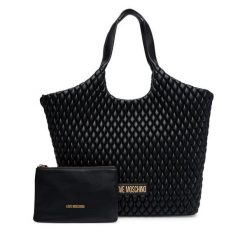 Torebka LOVE MOSCHINO. Czarne torebki do ręki damskie Love Moschino, bez wzorów, bez dodatków. Za 1,829.00 zł.