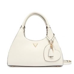 Torebka Guess. Białe torebki do ręki damskie Guess, z aplikacjami, klasyczne, bez dodatków. Za 639.99 zł.