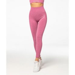 Legginsy bezszwowe Carpatree Allure różowy melanż. Czerwone legginsy damskie Carpatree, s, bez wzorów, z elastanu, na fitness i siłownię. Za 229.99 zł.