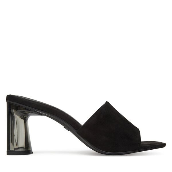 Klapki Tamaris. Czarne klapki damskie Tamaris, bez wzorów, bez obcasa. Za 219.99 zł.