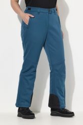 Damskie Spodnie softshell wodoodporne pasek na rzep osłona przeciwśnieżna. Czarne spodnie sportowe damskie Ulla Popken, plus size, bez wzorów, z materiału, trekkingowe. Za 429.99 zł.