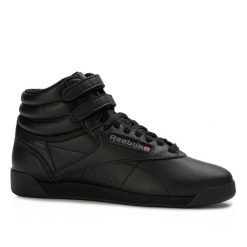 Buty damskie sneakersy sportowe Reebok SS-F/S HI. Czarne obuwie sportowe damskie Reebok, bez wzorów, z gumy, na fitness i siłownię. Za 269.00 zł.