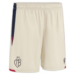 Szorty wyjazdowe FC Bâle 2022/23. Białe szorty sportowe damskie Macron, s, bez wzorów, z materiału, eleganckie, na fitness i siłownię. Za 296.00 zł.