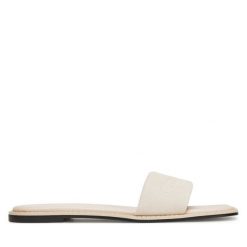 Klapki Calvin Klein. Klapki damskie Calvin Klein, bez wzorów, bez obcasa. Za 259.99 zł.
