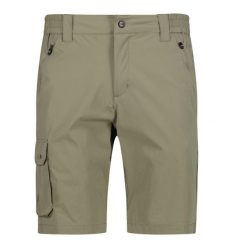 Bermudy rozciągliwe z kieszeniami cargo CMP. Brązowe krótkie spodenki sportowe męskie CMP, l, bez wzorów, trekkingowe. Za 244.50 zł.