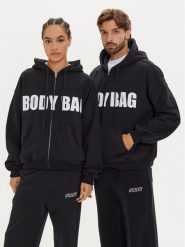 2005 Bluza Unisex Body Bag Czarny Oversize. Czarne bluzy męskie 2005, m, bez wzorów, z bawełny, bez kaptura. Za 269.99 zł.