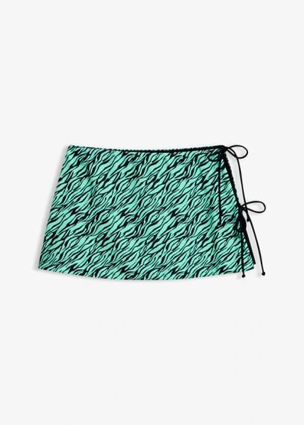 Spódniczka kąpielowa. Czarne bikini damskie bonprix, bez wzorów. Za 24.99 zł.