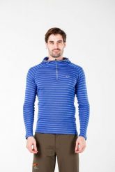 Bluza Turystyczna Męska Termoaktywna Woolona 100% Merino Thor z Kapturem. Niebieskie bluzy męskie WOOLONA, na zimę, m, bez wzorów, z materiału, z kapturem. Za 405.00 zł.