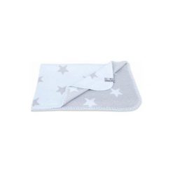 Kocyk dziecięcy dwustronny, 135x100cm, Błękitny/Szary (BSO0911193). Niebieskie kocyki dla dzieci Babys Only. Za 313.96 zł.