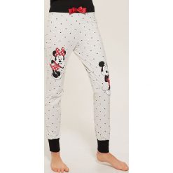 Spodnie piżamowe Disney - Jasny szar. Szare piżamy damskie House, z motywem z bajki. Za 49.99 zł.