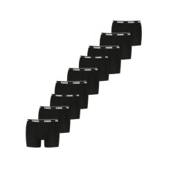 Bielizna - 9 szt. - Czarny. Czarna bokserki męskie Puma, m, bez wzorów, z bawełny. W wyprzedaży za 351.32 zł.