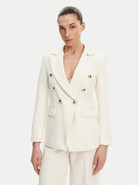 Maryley Marynarka 25EB139/43VA Écru Regular Fit. Żakiety damskie Maryley, l, bez wzorów, z syntetyku. Za 269.99 zł.