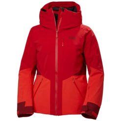 Damska kurtka narciarska Helly Hansen Kvitfjell Race. Czerwone kurtki snowboardowe damskie Helly Hansen, bez wzorów, z kapturem, narciarskie. Za 2,229.50 zł.