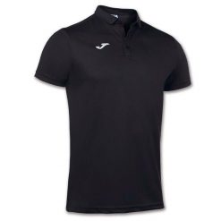 Koszulka polo do tenisa męska Joma Hobby. Czarne koszulki polo męskie Joma, m, bez wzorów, z bawełny, sportowe, bez ramiączek. Za 120.99 zł.