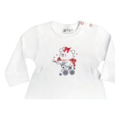 Nini Bluza Dziewczęca 68 Biały. Bluzy dla dziewczynek marki Nini. Za 39.00 zł.