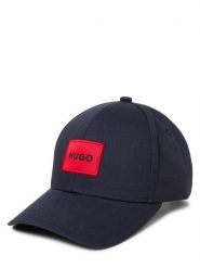HUGO czapka z daszkiem - Men X Mężczyźni Bawełna niebieski, ONE SIZE. Niebieskie czapki i kapelusze męskie Hugo, z aplikacjami, z bawełny, eleganckie. Za 199.95 zł.