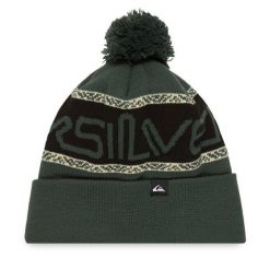 Czapka Quiksilver. Zielone czapki i kapelusze męskie Quiksilver, na zimę, bez wzorów. Za 129.99 zł.