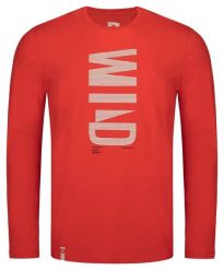T-shirt męski Loap Allonzo czerwony. Brązowe bluzki z długim rękawem męskie ÀLG, m, bez wzorów, z bawełny, klasyczne, bez kołnierzyka. Za 157.99 zł.