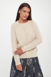 Sweter damski z alpaki Ghiacci WEEKEND MAX MARA. Swetry damskie Weekend Max Mara, l, bez wzorów, bez kołnierzyka, bez ramiączek, bez kaptura. Za 919.00 zł.