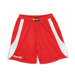 Szorty Spalding Jam. Czerwone szorty sportowe damskie Spalding, m, bez wzorów, z materiału, eleganckie, na fitness i siłownię. Za 162.00 zł.
