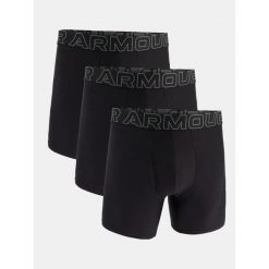 Bokserki męskie Under Armour M Perf Tech 6in Mix Mix, 3-pak. Czarne bielizna termoaktywna męska Under Armour, m, bez wzorów. Za 272.99 zł.