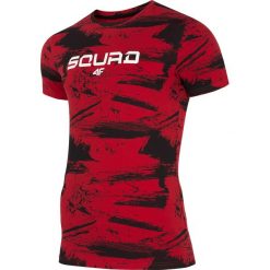 T-shirt męski TSM021 - czerwony. T-shirty męskie 4f. W wyprzedaży za 54.99 zł.