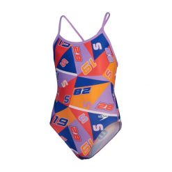 Strój pływacki jednoczęściowy dziecięcy Speedo Allover Digital Vback. Stroje kąpielowe dla dziewczynek Speedo, bez wzorów. Za 301.00 zł.