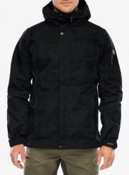 Kurtka softshell Fjallraven Kaipak Jacket. Czarne kurtki męskie Fjällräven, m, bez wzorów, z bawełny, bez kaptura. Za 1,319.99 zł.