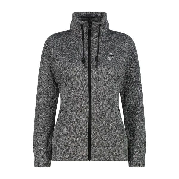 Damska sweter polarowy z dzianiny CMP. Czarne swetry damskie CMP, m, bez wzorów, z dzianiny, bez kołnierzyka, bez ramiączek, bez kaptura. Za 327.10 zł.