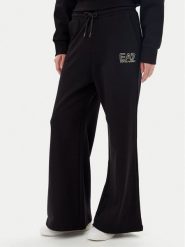 EA7 Emporio Armani Spodnie dresowe 7W000106 AF12473 MC004 Czarny Loose Fit. Czarne spodnie dresowe damskie EA7 Emporio Armani, l, bez wzorów, z bawełny. Za 269.99 zł.