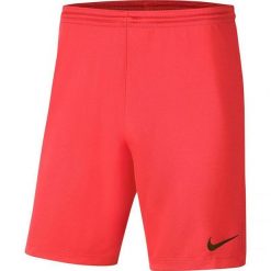 Męskie Spodenki Dry Park III. Czerwone krótkie spodenki sportowe męskie Nike, m, bez wzorów, trekkingowe. Za 102.99 zł.
