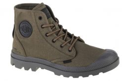 Buty sportowe Sneakersy unisex, Palladium Pampa Hi HTG Supply. Zielone obuwie sportowe damskie Palladium, bez wzorów, z materiału, trekkingowe. Za 379.99 zł.