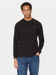Tommy Jeans Longsleeve Linear DM0DM21138 Czarny Slim Fit. Czarne bluzki z długim rękawem męskie Tommy Jeans, l, bez wzorów, z bawełny, bez kołnierzyka. Za 119.99 zł.