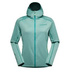 Bluza damska z kapturem La Sportiva Upendo. Zielone bluzy damskie La Sportiva, s, bez wzorów, z polaru, z kapturem. Za 514.50 zł.